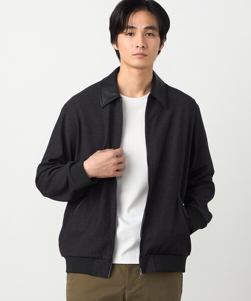 COMME CA ISM(コムサイズム)の「デニムライクストレッチ ジップアップブルゾン(ブルゾン・メンズ・ネイビー/ブラック・LARGE/MEDIUM)」の17枚目の写真