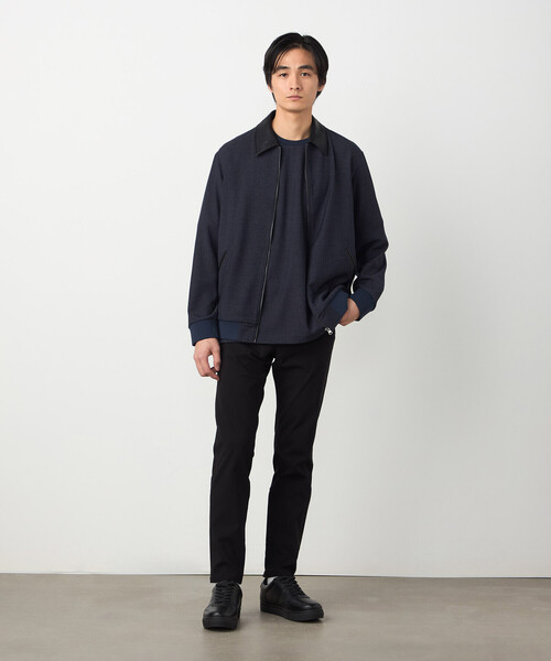 COMME CA ISM(コムサイズム)の「デニムライクストレッチ ジップアップブルゾン(ブルゾン・メンズ・ネイビー/ブラック・LARGE/MEDIUM)」の19枚目の写真