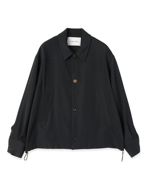 CULLNI(クルニ)の「Dry Twill Drawstring Jacket(ブルゾン・メンズ・ネイビー/マルーン/ブラック/グレー・0/1/2)」の2枚目の写真