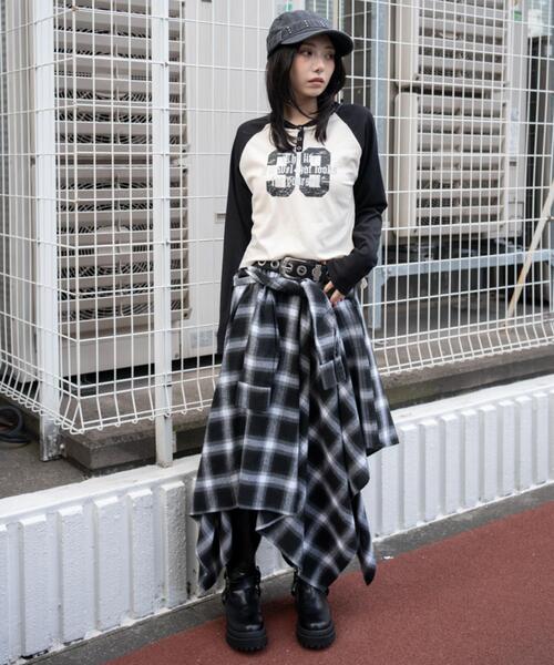 WEGO（ウィゴー）の「WEGO/【26年春新作】ラグランヘンリーネックロンT（Tシャツ/カットソー・レディース・ブラック/ブラウン・FREE）」の18枚目の写真