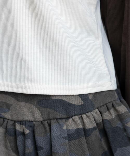 WEGO（ウィゴー）の「WEGO/【26年春新作】ラグランヘンリーネックロンT（Tシャツ/カットソー・レディース・ブラック/ブラウン・FREE）」の8枚目の写真