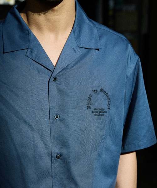 ムラサキスポーツ(ムラサキスポーツ)の「DEAR LAUREL/ディアローレル LETTER SOUL MARIA SHIRT 半袖シャツ DL26S-2404(シャツ/ブラウス・メンズ・チャコール/ネイビー/ブラック・M/L/XL)」の10枚目の写真
