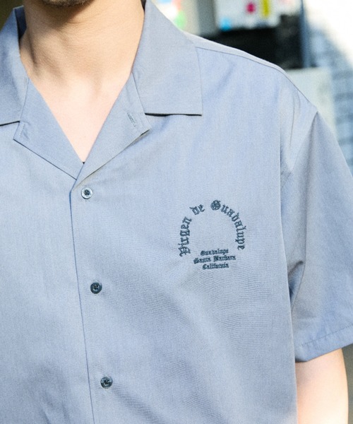 ムラサキスポーツ(ムラサキスポーツ)の「DEAR LAUREL/ディアローレル LETTER SOUL MARIA SHIRT 半袖シャツ DL26S-2404(シャツ/ブラウス・メンズ・チャコール/ネイビー/ブラック・M/L/XL)」の13枚目の写真