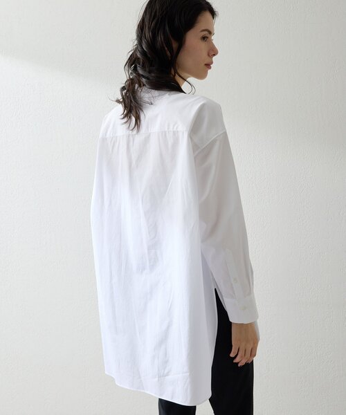 Whim Gazette（ウィムガゼット）の「Thomas Masonアニマル刺繍シャツ（シャツ/ブラウス・レディース・ピンク/ブルー/オフホワイト・FREE）」の19枚目の写真