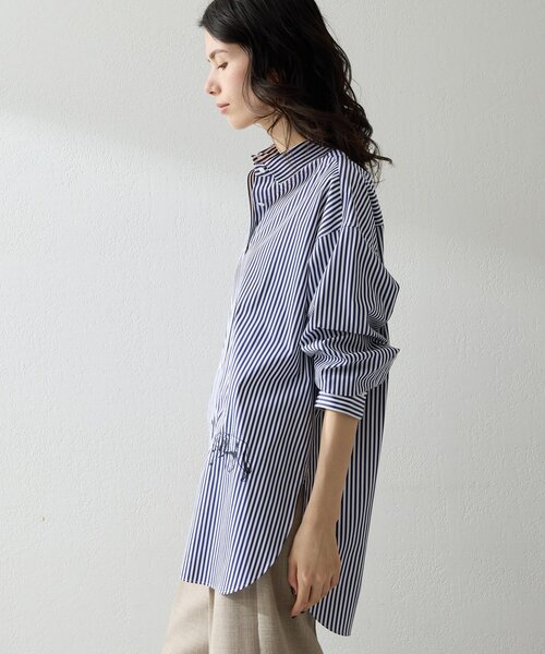 Whim Gazette（ウィムガゼット）の「Thomas Masonアニマル刺繍シャツ（シャツ/ブラウス・レディース・ピンク/ブルー/オフホワイト・FREE）」の8枚目の写真