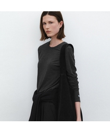 ESSENTIAL ROUND NECK SOFT SLIM TEE(T-7134)