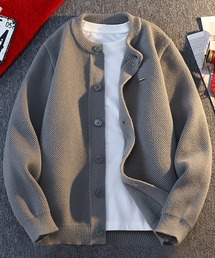 DOUBLE STEAL（ダブルスティール）の「DSベーシックノーカラーボタンカーディガン（カーディガン/ボレロ）」