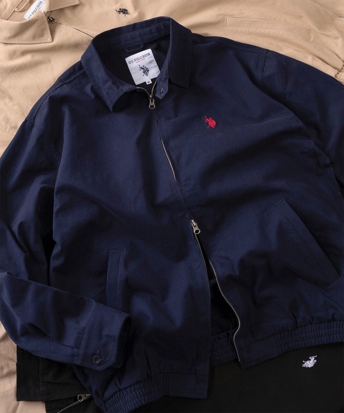 Polo Club 短丈　スウィングトップ　ハリントンジャケット　ロゴ刺繍 Lazar｜BEVERLY HILLS POLO CLUB ビバリーヒルズポロクラブ Harrington