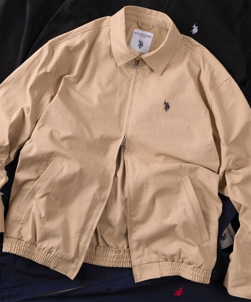 Polo Club 短丈　スウィングトップ　ハリントンジャケット　ロゴ刺繍 Lazar｜BEVERLY HILLS POLO CLUB ビバリーヒルズポロクラブ Harrington