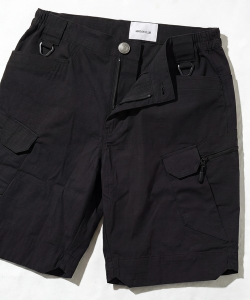 MAISON CLUB（メゾンクラブ）の「【MAISON CLUB】Military Cargo Shorts /　ミリタリーカーゴショーツ KNF-YI（その他パンツ・メンズ・ブラック/カーキ/マルチ・XL/2XL）」の11枚目の写真