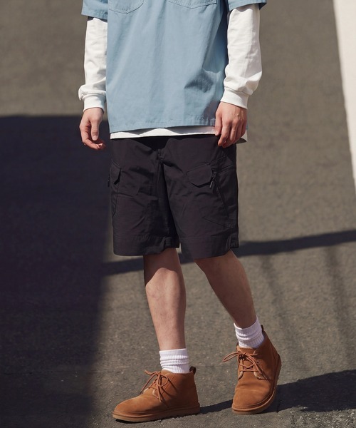 MAISON CLUB（メゾンクラブ）の「【MAISON CLUB】Military Cargo Shorts /　ミリタリーカーゴショーツ KNF-YI（その他パンツ・メンズ・ブラック/カーキ/マルチ・XL/2XL）」の8枚目の写真