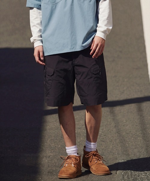 MAISON CLUB（メゾンクラブ）の「【MAISON CLUB】Military Cargo Shorts /　ミリタリーカーゴショーツ KNF-YI（その他パンツ・メンズ・ブラック/カーキ/マルチ・XL/2XL）」の7枚目の写真