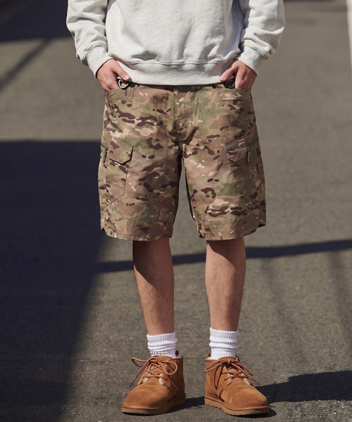 MAISON CLUB（メゾンクラブ）の「【MAISON CLUB】Military Cargo Shorts /　ミリタリーカーゴショーツ KNF-YI（その他パンツ・メンズ・ブラック/カーキ/マルチ・XL/2XL）」の22枚目の写真