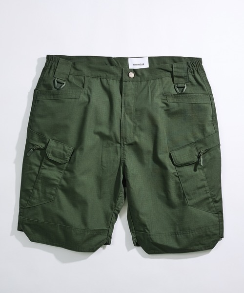 MAISON CLUB（メゾンクラブ）の「【MAISON CLUB】Military Cargo Shorts /　ミリタリーカーゴショーツ KNF-YI（その他パンツ・メンズ・ブラック/カーキ/マルチ・XL/2XL）」の20枚目の写真