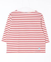 ORCIVAL | ORCIAL/オーシバル　ショートレングス ボートネック ショートスリーブプルオーバー ボーダー　SHORT LENGTH BOAT NECK PULLOVER BORDER B512(Tシャツ/カットソー)