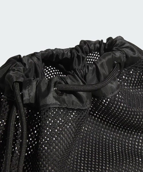 adidas(アディダス)の「adidas/アディダス メッシュジムバッグ SW906(エコバッグ/サブバッグ・メンズ・ブラック/ミント・FREE)」の10枚目の写真