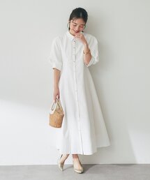 La boutique BonBon | 【sana監修・最強愛されワンピ】ストライプフレアシャツワンピース(ワンピース)