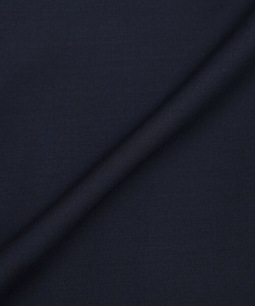 MACKINTOSH PHILOSOPHY(マッキントッシュ フィロソフィー)の「【CRANWELL SHIRTS(クランウェルシャツ)】ウールトロピカル(シャツ/ブラウス・レディース・ダークネイビー/チャコールグレー・36/38)」の3枚目の写真