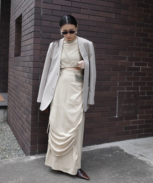 WAIST TIE LAYERD DRESS（ワンピース）｜Ameri（アメリ）の