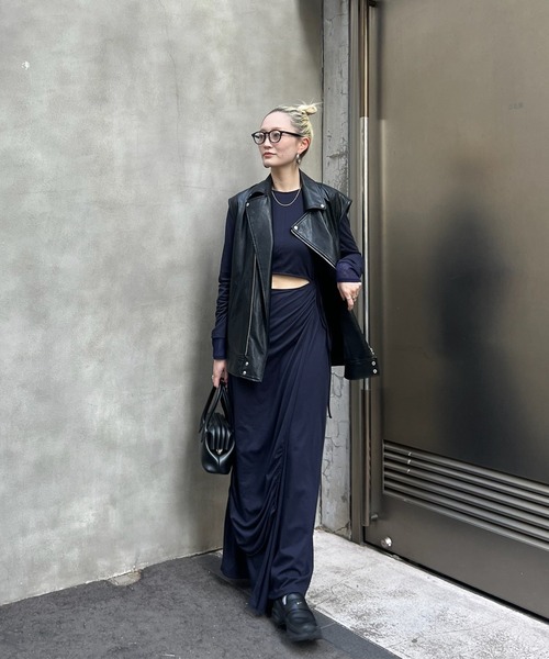WAIST TIE LAYERD DRESS（ワンピース）｜Ameri（アメリ）の