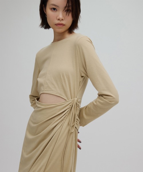WAIST TIE LAYERD DRESS（ワンピース）｜Ameri（アメリ）の