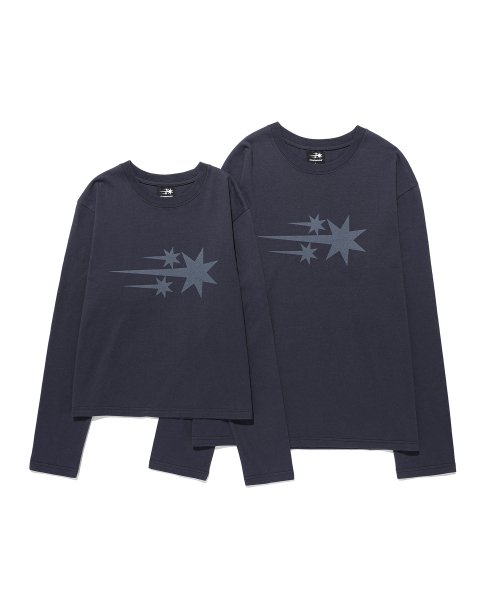 NICE GHOST CLUB（ナイスゴーストクラブ）の「3STAR LS TEE_PURPLE(NG2GSUT561A)（Tシャツ/カットソー・レディース・パープル・SMALL/MEDIUM/LARGE）」の6枚目の写真