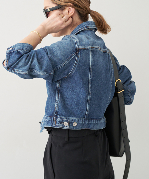 Deuxieme Classe(ドゥーズィエムクラス)の「【CITIZENS OF HUMANITY/シチズンズ・オブ・ヒューマニティ】CHARISSE SHRUNKEN J(その他アウター・レディース・ネイビー・FREE)」の17枚目の写真