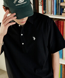 U.S. POLO ASSN.U.S. POLO ASSN. × PUBLUX/ユーエスポロアッスン 別注 ワンポイント プルオーバー シャツ 限定展開