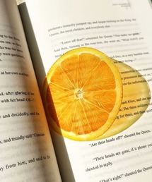 Vini（ヴィニ）の「フルーツ Bookmark 透明栞 しおり ブックマーカー（本）」