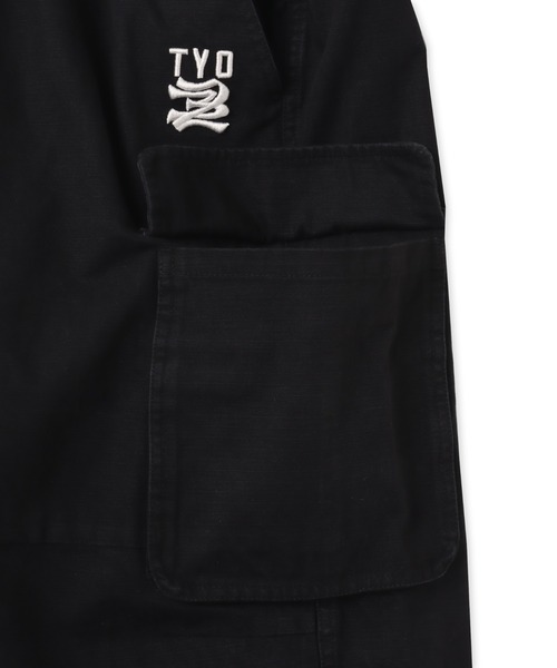 TOKYO 23(トウキョウニジュウサン)の「TOKYO23 Faded Cargo Pants / トウキョウ23 フェイディド カーゴ パンツ(その他パンツ・メンズ・ブラック/グレー・M/L/XL/XXL)」の4枚目の写真