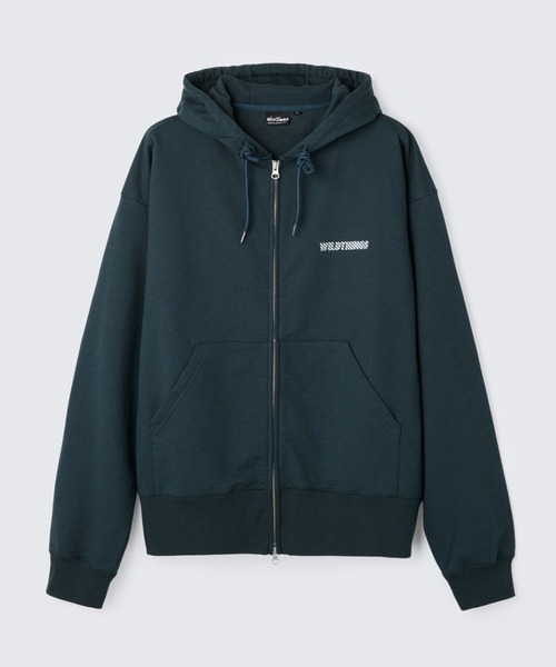 WILD THINGS（ワイルドシングス）の「トレーニングスウェットパーカー│TRAINING SWEAT PARKA（パーカー・メンズ・グレー/グリーン系その他/ブラック・M/L/XL/S）」の13枚目の写真