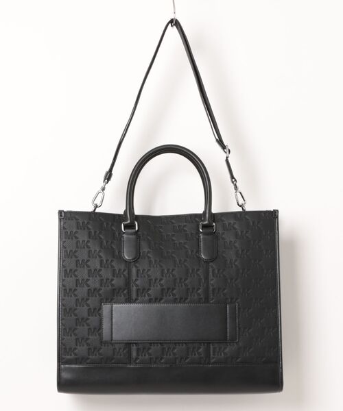 MICHAEL KORS(マイケルコース)の「JET SET ロゴエンボス レザー トートバッグ(トートバッグ・メンズ・ブラック・FREE)」の6枚目の写真
