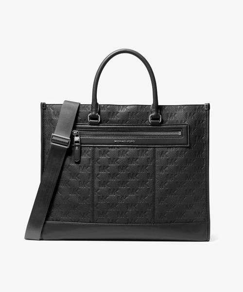 MICHAEL KORS(マイケルコース)の「JET SET ロゴエンボス レザー トートバッグ(トートバッグ・メンズ・ブラック・FREE)」の1枚目の写真