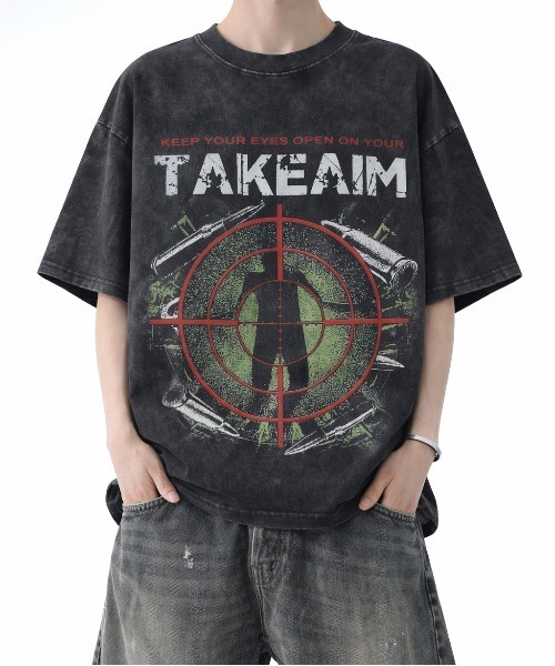 Evo+Revo(エボレボ)の「”古着感ガチT” グラフィックビンテージ加工グラフィックTシャツ(Tシャツ/カットソー・メンズ・ブラック系4/ブラック系3/ブラック系1/ブラック系2/ブラック系6/ブラック系5・L/M)」の17枚目の写真