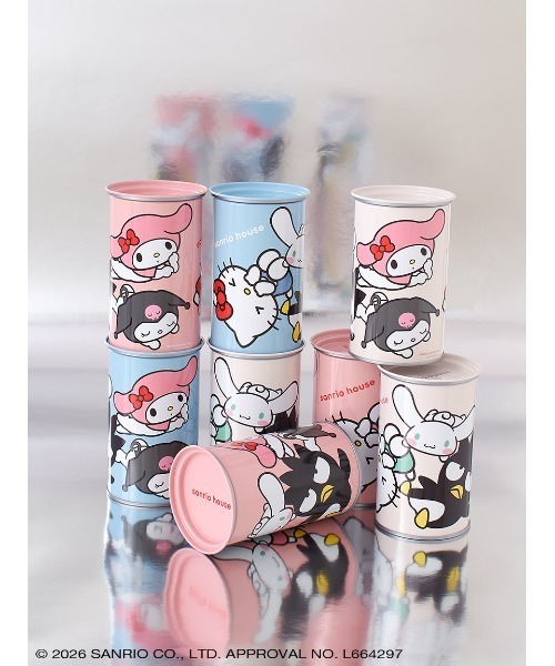 sanrio house シークレットコレクション】ランダム缶スカーフ（全6種