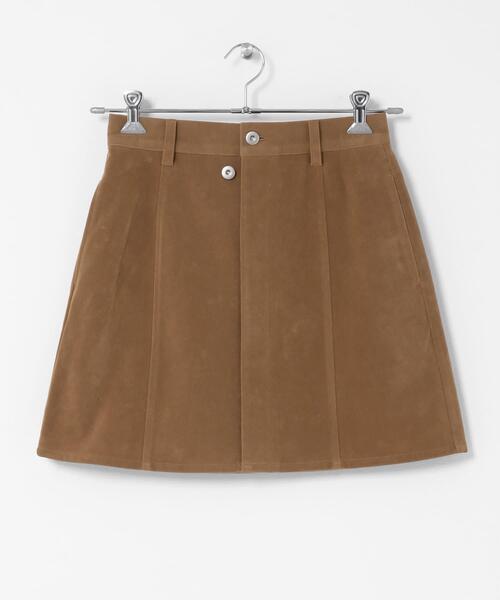 KBF(ケイビーエフ)の「2WAYラップミニスカート(スカート・レディース・ブラウン/キャメル・ONE)」の13枚目の写真