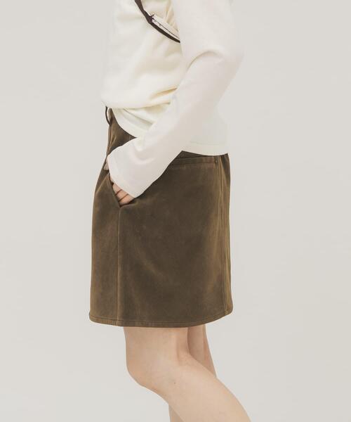 KBF(ケイビーエフ)の「2WAYラップミニスカート(スカート・レディース・ブラウン/キャメル・ONE)」の16枚目の写真