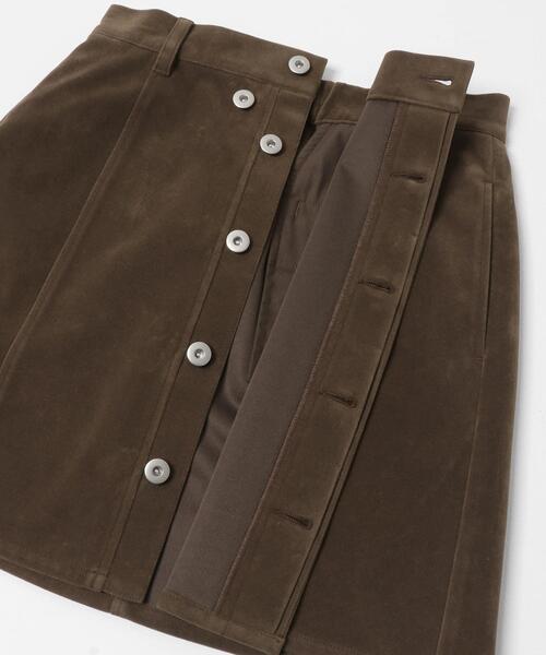 KBF(ケイビーエフ)の「2WAYラップミニスカート(スカート・レディース・ブラウン/キャメル・ONE)」の21枚目の写真