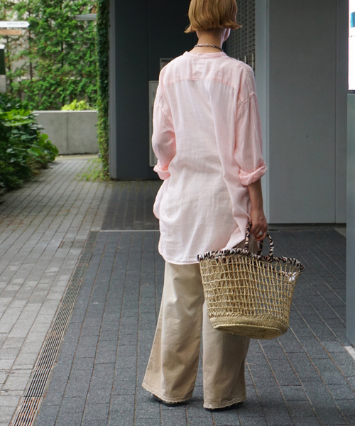JOURNAL STANDARD LUXE(ジャーナルスタンダード ラックス)の「オーバーダイ タックワークパンツ(その他パンツ・レディース・ベージュ・SMALL/MEDIUM)」の3枚目の写真
