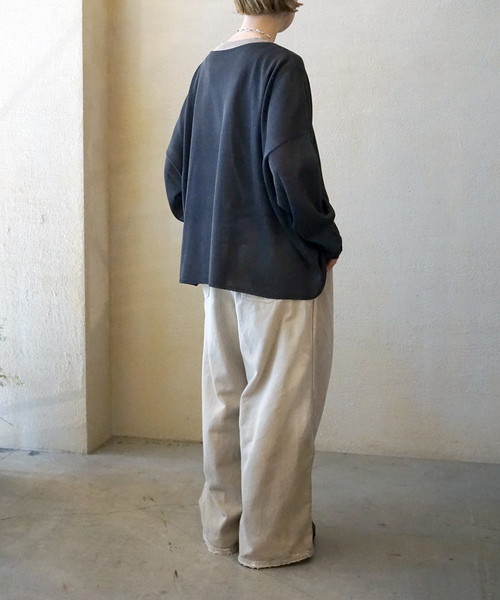 JOURNAL STANDARD LUXE（ジャーナルスタンダード　ラックス）の「オーバーダイ タックワークパンツ（その他パンツ・レディース・ベージュ・SMALL/MEDIUM）」の7枚目の写真