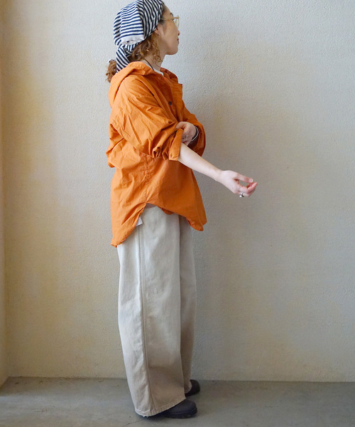 JOURNAL STANDARD LUXE（ジャーナルスタンダード　ラックス）の「オーバーダイ タックワークパンツ（その他パンツ・レディース・ベージュ・SMALL/MEDIUM）」の9枚目の写真