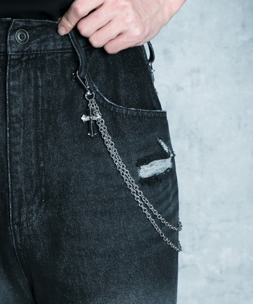 WEGO(ウィゴー)の「WEGO/2連モチーフウォレットチェーン(ウォレットチェーン・メンズ・その他1/その他2・FREE)」の2枚目の写真