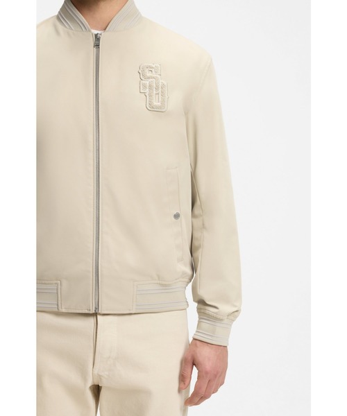 新品 未使用HUGO BOSS ジャージ ジャケット ホワイトベージュ BOSS Selected by Shohei Ohtani はっ水ジャケット（ブルゾン）｜BOSS