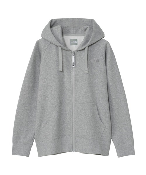 THE NORTH FACE(ザノースフェイス)の「ザ ノース フェイス THE NORTH FACE Rearview Full Zip Hoodie_リアビューフルジップフーディ(パーカー・レディース・グレー/コーラル・M/L/XL)」の2枚目の写真