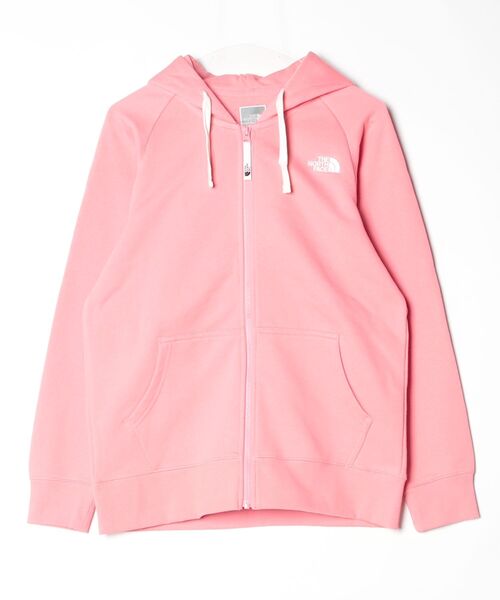 THE NORTH FACE(ザノースフェイス)の「ザ ノース フェイス THE NORTH FACE Rearview Full Zip Hoodie_リアビューフルジップフーディ(パーカー・レディース・グレー/コーラル・M/L/XL)」の4枚目の写真