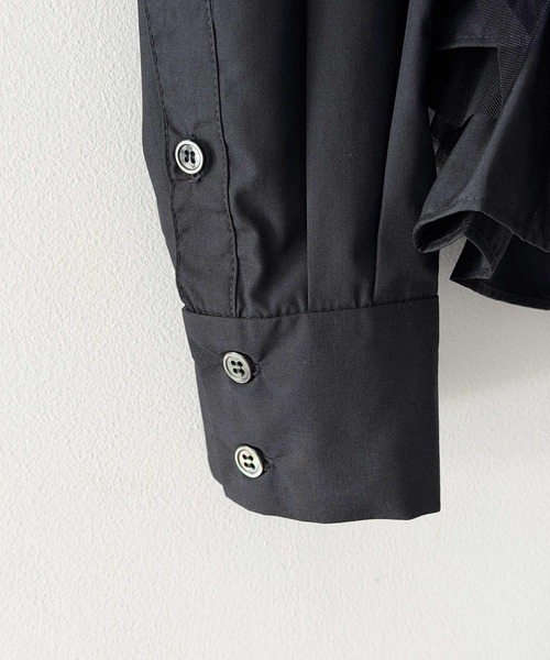 PICCIN PERLA(ピッチンペルラ)の「ペプラムチュールブラウス(シャツ/ブラウス・レディース・オフホワイト・M)」の14枚目の写真