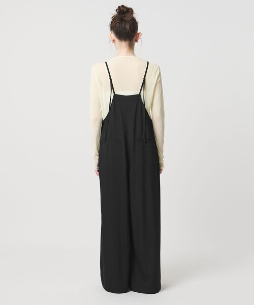 SACRA(サクラ)の「<SACRA>ツイル オールインワン パンツ(サロペット/オーバーオール・レディース・オリーブ/ブラック・38)」の9枚目の写真