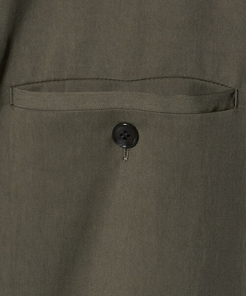 SACRA(サクラ)の「<SACRA>ツイル オールインワン パンツ(サロペット/オーバーオール・レディース・オリーブ/ブラック・38)」の14枚目の写真