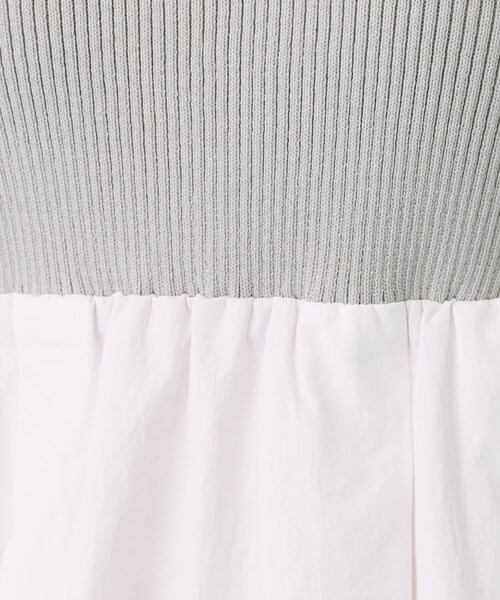 index（インデックス）の「ドッキングバルーンロングフレアワンピース【洗濯機OK】（ワンピース・レディース・ブラック/グレー・00）」の4枚目の写真