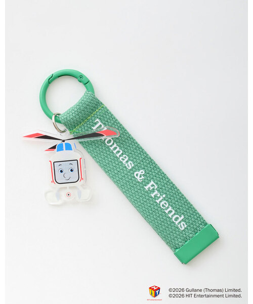 petit main（プティマイン）の「【きかんしゃトーマス】ロゴチャーム（その他小物・キッズ・グリーン/チャコール/サックスブルー/オフホワイト・F）」の3枚目の写真